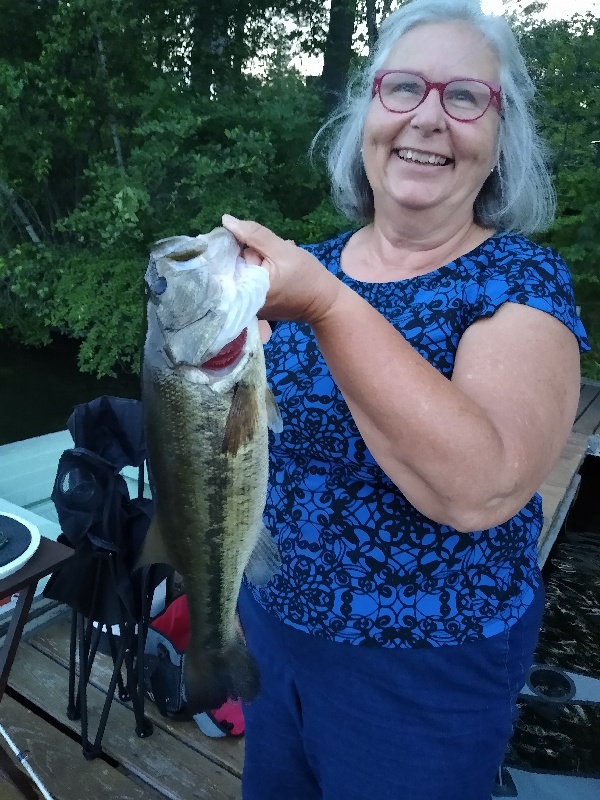 My first catch bass fishin!