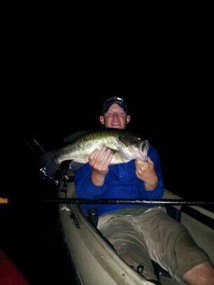 7lber, jig fishing at nite